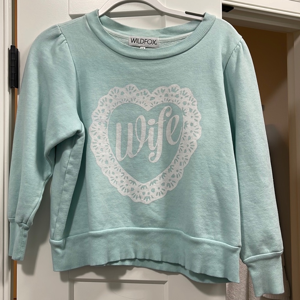 “Wife” sweatshirt . Like new.